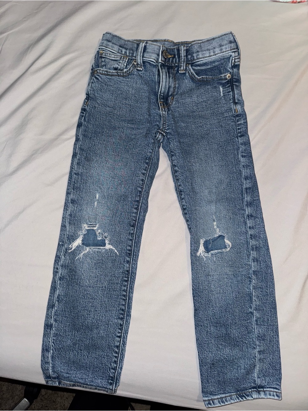 Old Navy Distressed Light Blue Kids Denim Jeans